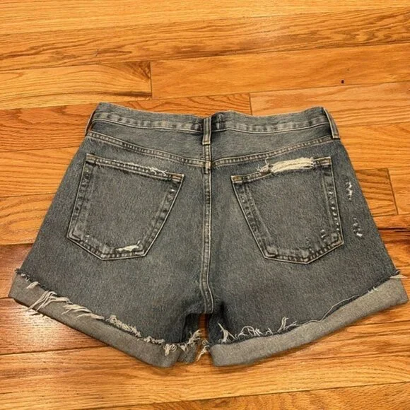 Agolde Parker Cuffed Long Shorts